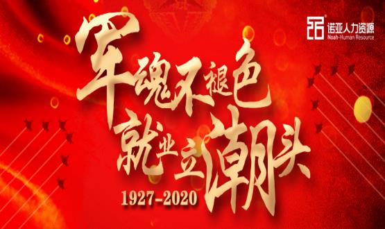 軍魂不褪色，就業(yè)立潮頭！熱烈慶祝中國人民解放軍建軍93周年！